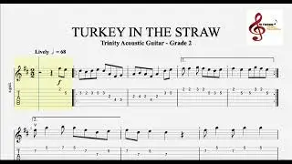 TURKEY IN THE STRAW - Trinity Acoustic Guitar - Grade 2