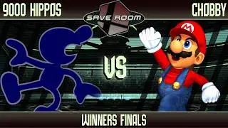 9000 Hippos (G&W, Ice Climbers) vs Chobby (Mario, Samus) - Save Room 33 Melee Winners Finals