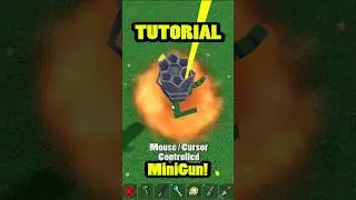 Roblox Build a Boat for Treasure Mouse Cursor controlled Minigun Tutorial #roblox #babft