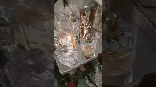 perfumes mirrored vanity tray