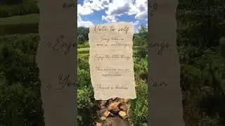 A reminder to LIVE your best LIFE now! 🤪 #notetoself #naturelovers #selfcare #livelife #fyp