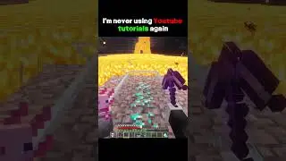 I'm never Trusting Youtube tutorials again!  #minecraft #minecraftmemes