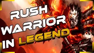 Rush Warrior Deck In Legend - Forged in the Barrens - Hearthstone 2021