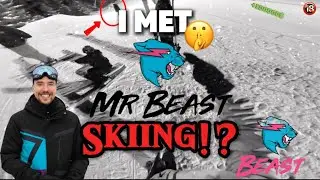 I Met Mr.Beast Night Skiing!? 