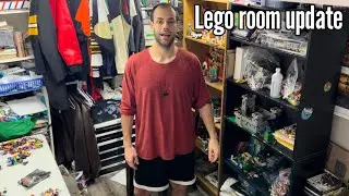 Cleaning up my Lego room vlog