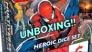 Marvel Multiverse Role Playing Game - Dice Set Unboxing #marvelmultiverse  #cmongames
