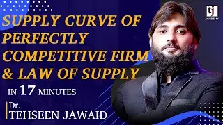 Mircoeconomics  # 48 |Law of Supply and Supply Curve of Perfectly Competitive Firm in 17 minutes