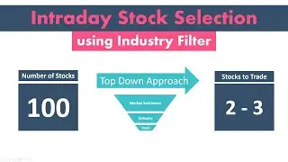 📚 Intraday Stock Selection using Industry Filter | Advanced Intraday Scanner Explained | EQSIS
