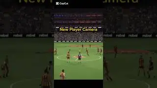 AFL 26 New Player Camera for Player Career. A 3rd Person, immersive camera angle. #afl26 #afl
