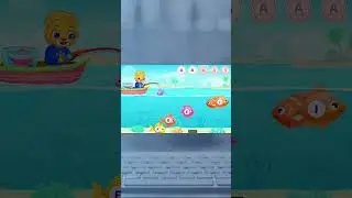 Catch the Letter A! 🎣🍎 | Fun Alphabet Game for Kids | Learn A with Fish Game #shorts #learning
