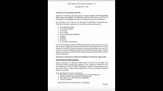 Psg college of arts and science /Pg admission date /pg Entrance exam..