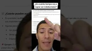 &iquest;En cu&aacute;nto tiempo lograr&eacute; ser indetectable?