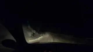 Night drifting leads to spin out