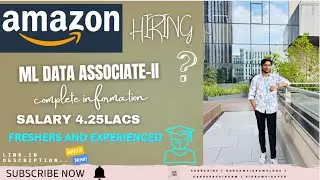Amazon Jobs 2025 🔥 | ML Data Associate II | Freshers & Experienced (0&ndash;3 Years) | Apply Now!