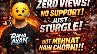 Sirf 2 views ❤ phir bhi vlog upload kar raha hoon |  Zero views Sturggle