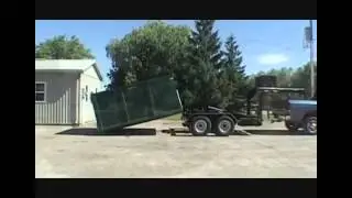 Canadian Made tough Roll Off Trailer Systems - Berkelmans Welding and Custom Manufacturing Inc.