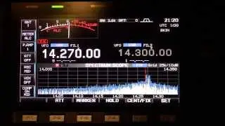 Icom IC-7600 display detail