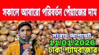 11/01/2026 সরকার কৃষক কোনো ধরনের সাহায্য করে না কৃষক বিপদে আজকের খবর দেশি পেঁয়াজ রসুনের দাম কত ?
