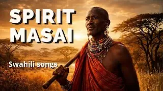 SPIRIT MASAI 🌍 Swahili Tribal Calm Music | African Presence & Rhythm
