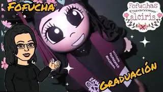 Fofucha Graduaci&oacute;n IPN 30cm como se hace / paso a paso / DIY / facil / Manualidad / goma Eva