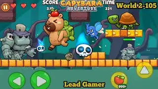 Capybara adventure Run Game | World 2-105 | #games #gaming #leadgamer