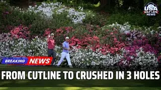 Cameron Young&rsquo;s 4-Putt Disaster at Augusta | Masters 2025 Cut Miss । USA GOLF NEWS