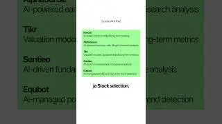 👉 Long-Term Investing FREE AI TOOLS