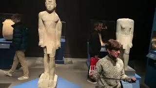 The difference between Nubian king and  Egyptian king/ Boston Museum
