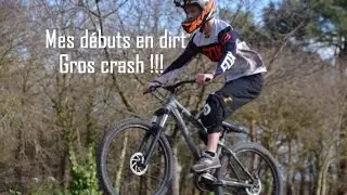 Mes débuts avec le dirt en race  // GROS CRASH