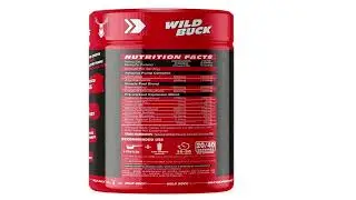 WILD BUCK Hyper Charge Pre-X4 Hardcore Pre-Workout Supplement