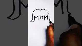 Mother's day drawing  😱😱😱 Very Creative Art 😱mother's day drawing👩&zwj;🦰#shorts #drawing #kids #diy #art