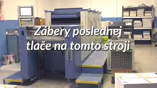 Posledn&aacute; tlač KBA PERFORMA 66 na strednej odbornej &scaron;kole