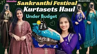 Sankranthi festival Kurtisets haul under budget | Must try Outfits for this festival | Traditional