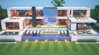 How to build a modern house in Minecraft #24
