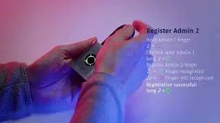 ABUS TOUCH™ REGISTERING ADMIN 2 🔒 The smart padlock for up to 20 fingerprints