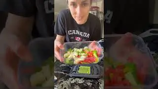 Healthy Fast Food. Veggie chopper salad. Anything goes! #eatmoreplants