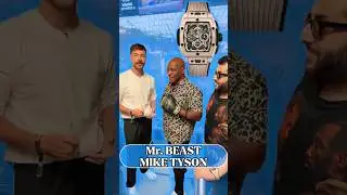 Mike Tyson Punches MrBeast 🤯🔥 | Rare Hublot Spirit of Big Bang Spotted Ringside