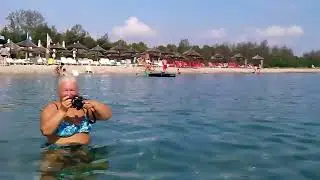 пляж Керамоти напротив.о.Тасос.#тасос#керамоти#