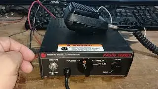 Probando sirena Fderal Signal, PA300 Modelo: 69000