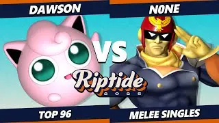 Riptide 2025 - n0ne (Captain Falcon) Vs. Dawson (Puff) Smash Melee - SSBM