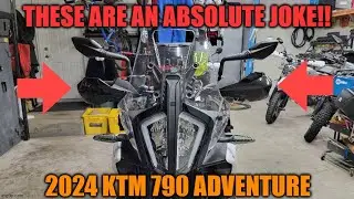 2024 KTM 790 Adventure Part 5 (Barkbusters backbones/handguards/skidplates)