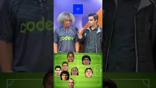 EL EQUIPO DE VALDERRAMA⚽🤯El Pibe eligi&oacute; su 11 ideal repleto de estrellas⚽#adnnews