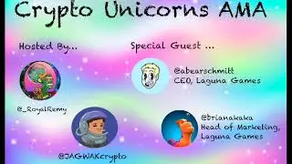 Crypto Unicorns AMA w/ Laguna Games CEO and Head of Marketing