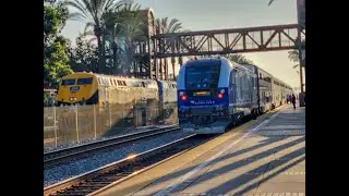 4-29-23! Railfanning Sunset Route, Fullerton! Featuring SP UNIT, AMTK 203 on 4, GP50 H1 trailing!!