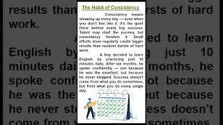 Habit of consistency