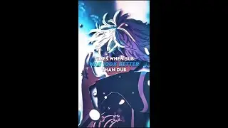 moments when sub is better than dub | 🥵⚡ best sub ever? #shorts