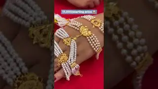 Light Weight Gold Pearl Choker Design From Maa Manasha Jewellers Madhyamgram