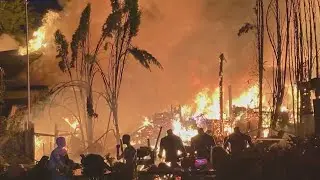 Old church, house destroyed in &lsquo;human-caused&rsquo; blaze