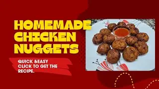 Easy Homemade Chicken Nuggets | Crispy &Juicy😋