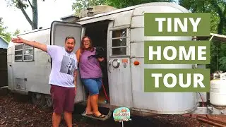 Tour of Our ADORABLE VINTAGE CAMPER Airbnb Rental in Atlanta (Unique Places to Stay)